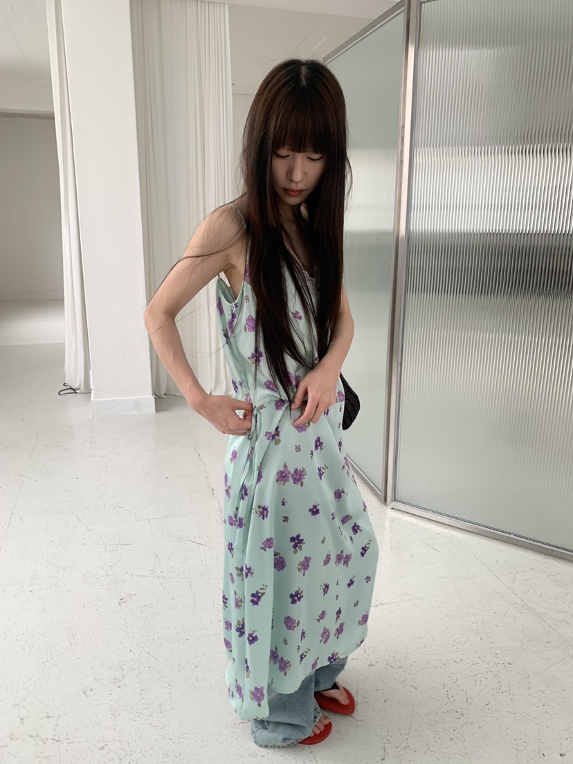 LOGARDEN韓國東大門直郵女士新款休閑人氣職業26夏季連衣裙LO GARDEN連衣裙