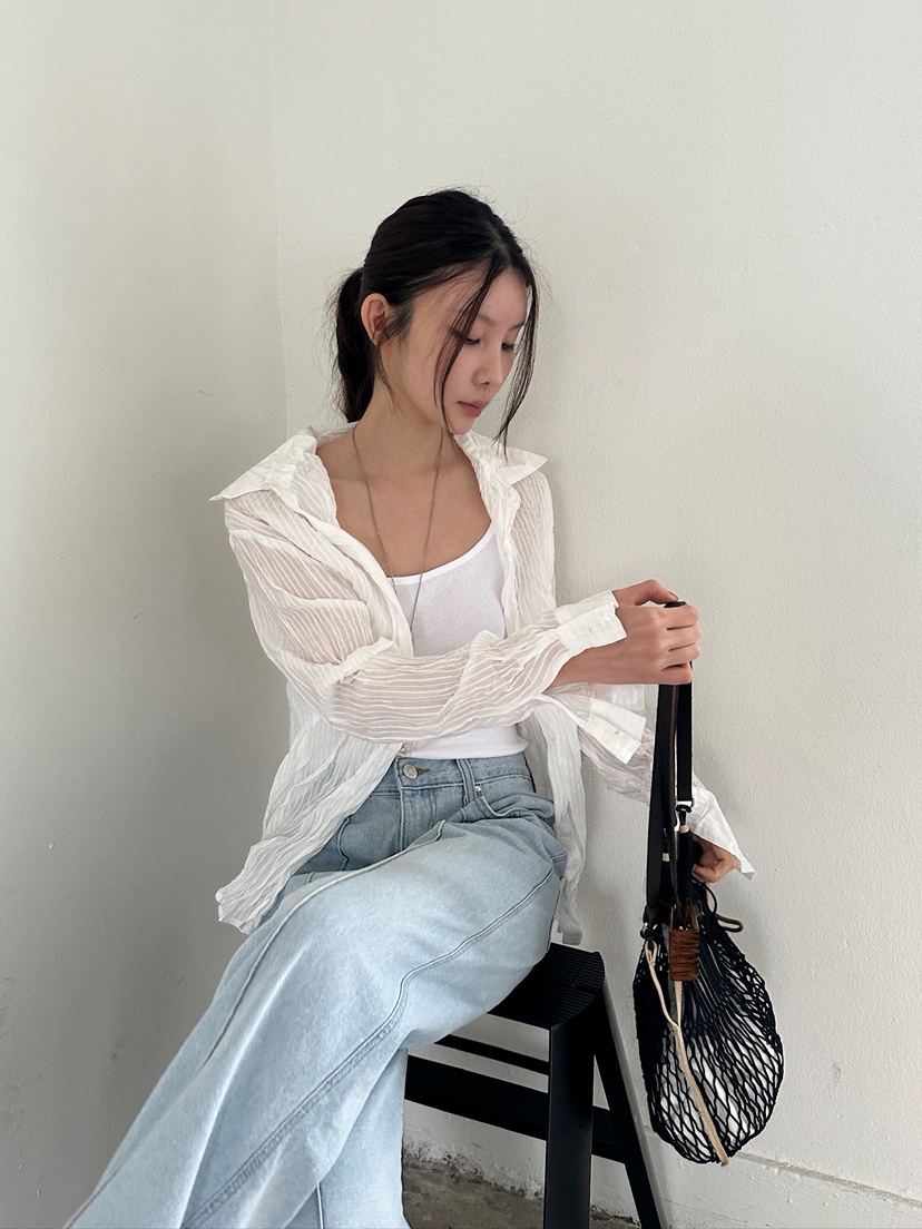 UNBOUND韓國直郵女士新款休閑推薦26夏季人氣熱賣襯衫蕾絲衫UNBOUND襯衫/蕾絲衫