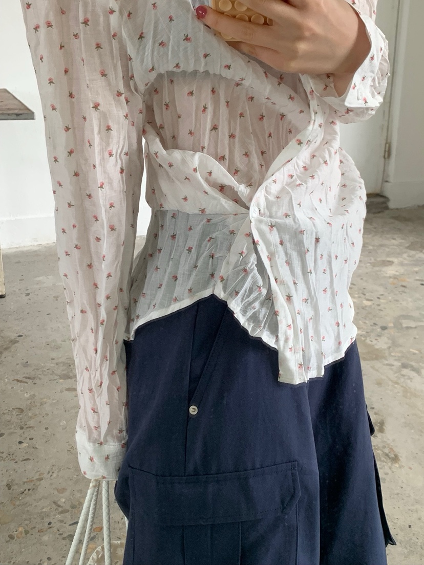 UNBOUND韓國直郵女士新款休閑推薦26夏季人氣熱賣襯衫蕾絲衫UNBOUND襯衫/蕾絲衫