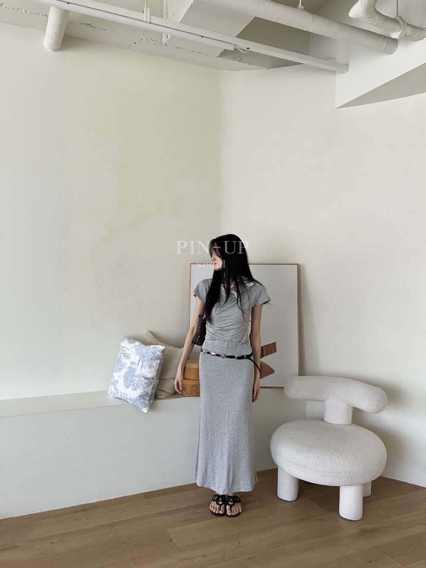 PIN-UP韓國直郵女裝新款時尚職業26春夏26夏季休閑套裝套裝PIN-UP套裝