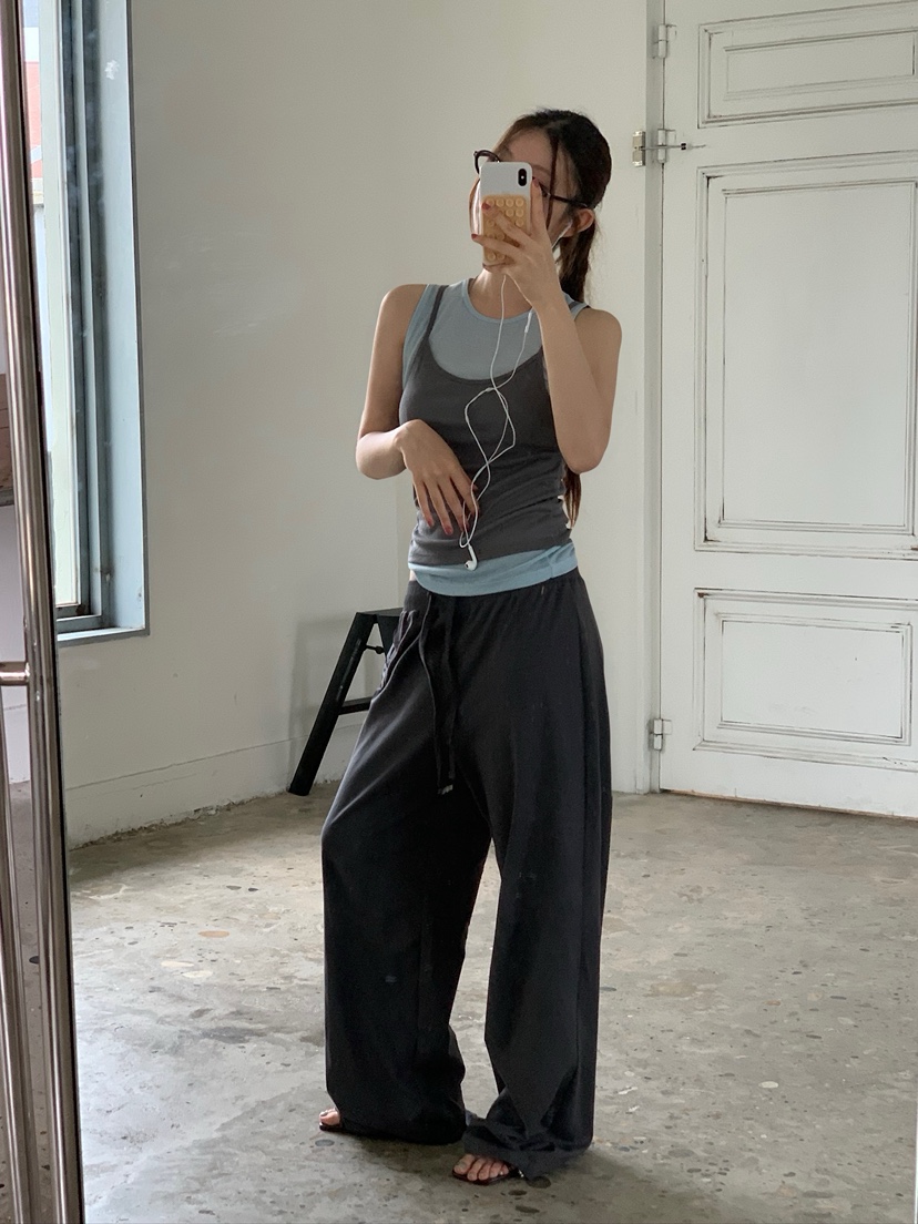 UNBOUND東大門實拍韓國女裝新品職業26春夏吊帶背心天絲無袖UNBOUND吊帶/背心