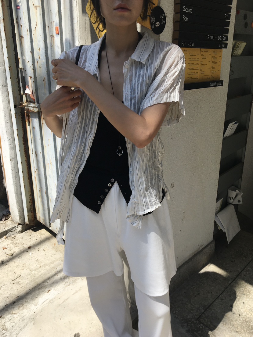 BAKING POWDER韓國東大門代購女士新款推薦26春夏襯衫蕾絲衫BAKING POWDER襯衫/蕾絲衫