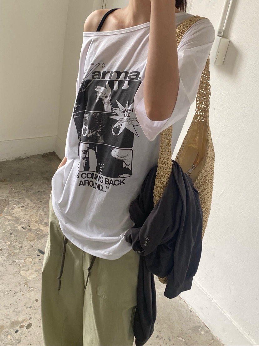 UNBOUND韓國直郵女裝新款26春夏休閑熱賣26夏季職業時尚T恤UNBOUNDT恤