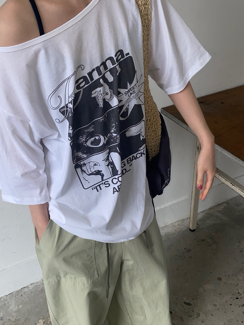 UNBOUND韓國直郵女裝新款26春夏休閑熱賣26夏季職業時尚T恤UNBOUNDT恤