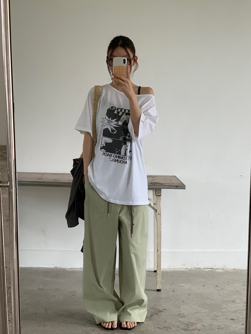 UNBOUND韓國直郵女裝新款26春夏休閑熱賣26夏季職業時尚T恤UNBOUNDT恤