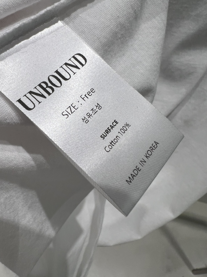 UNBOUND韓國直郵女裝新款26春夏休閑熱賣26夏季職業時尚T恤UNBOUNDT恤