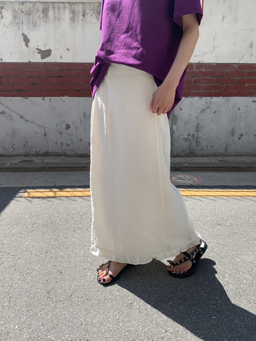 BAKING POWDER韓國代購女裝新品26夏季職業休閑時尚長裙BAKING POWDER長裙