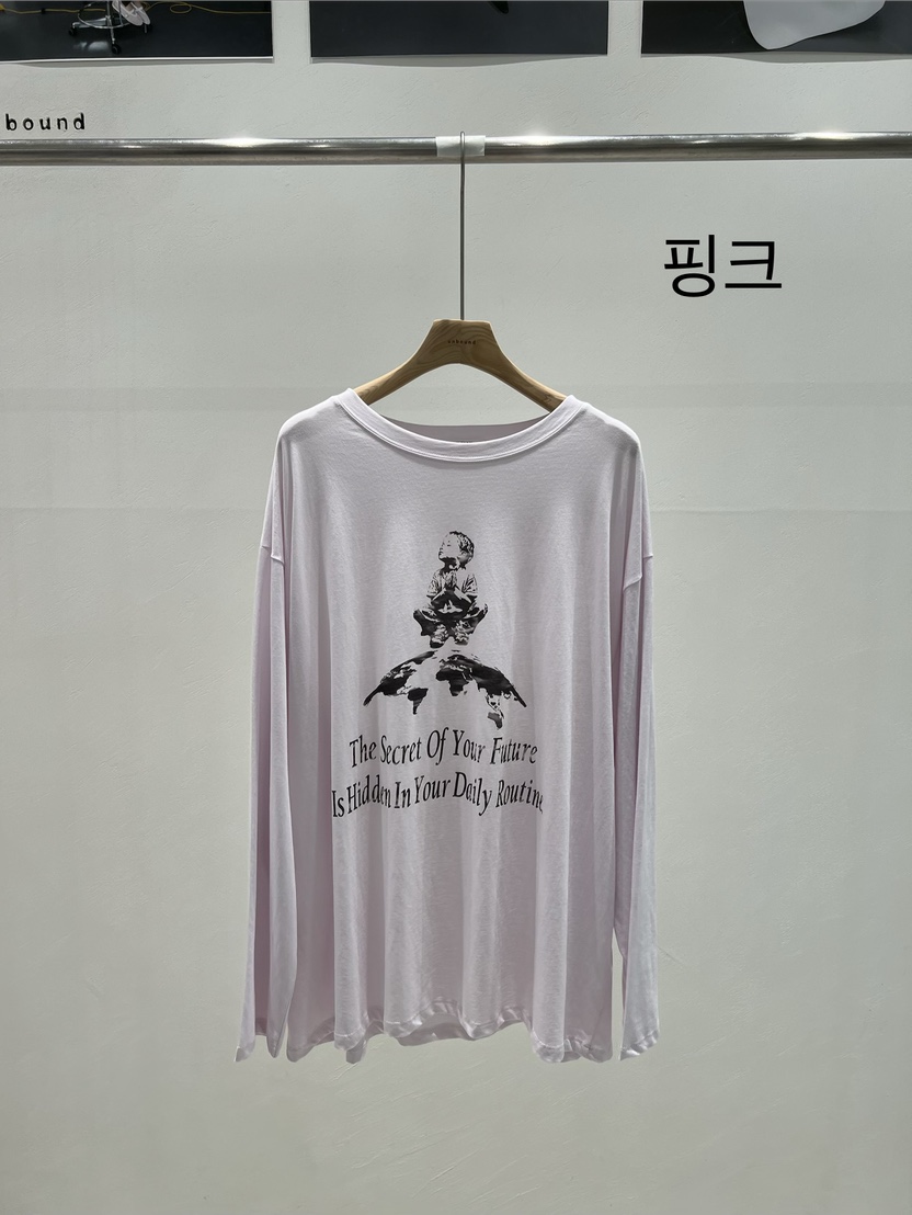 UNBOUND韓國東大門代購女裝新品推薦26夏季熱賣時尚長袖T恤UNBOUND長袖T恤圖色1