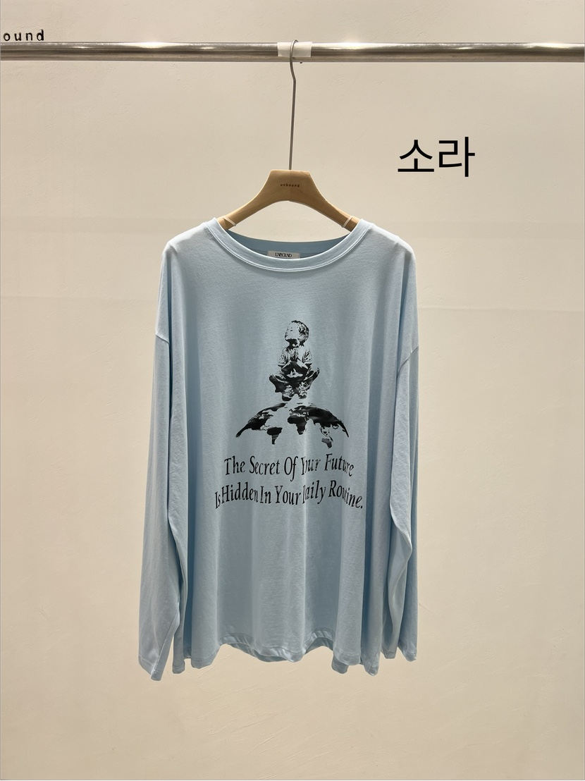UNBOUND韓國東大門代購女裝新品推薦26夏季熱賣時尚長袖T恤UNBOUND長袖T恤圖色2