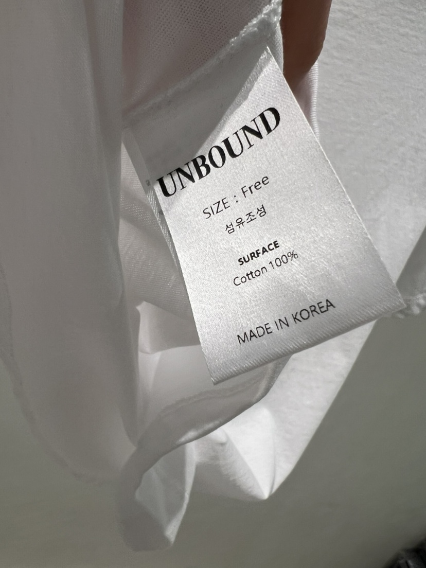UNBOUND韓國東大門直郵女裝新款人氣26春夏職業推薦熱賣T恤UNBOUNDT恤