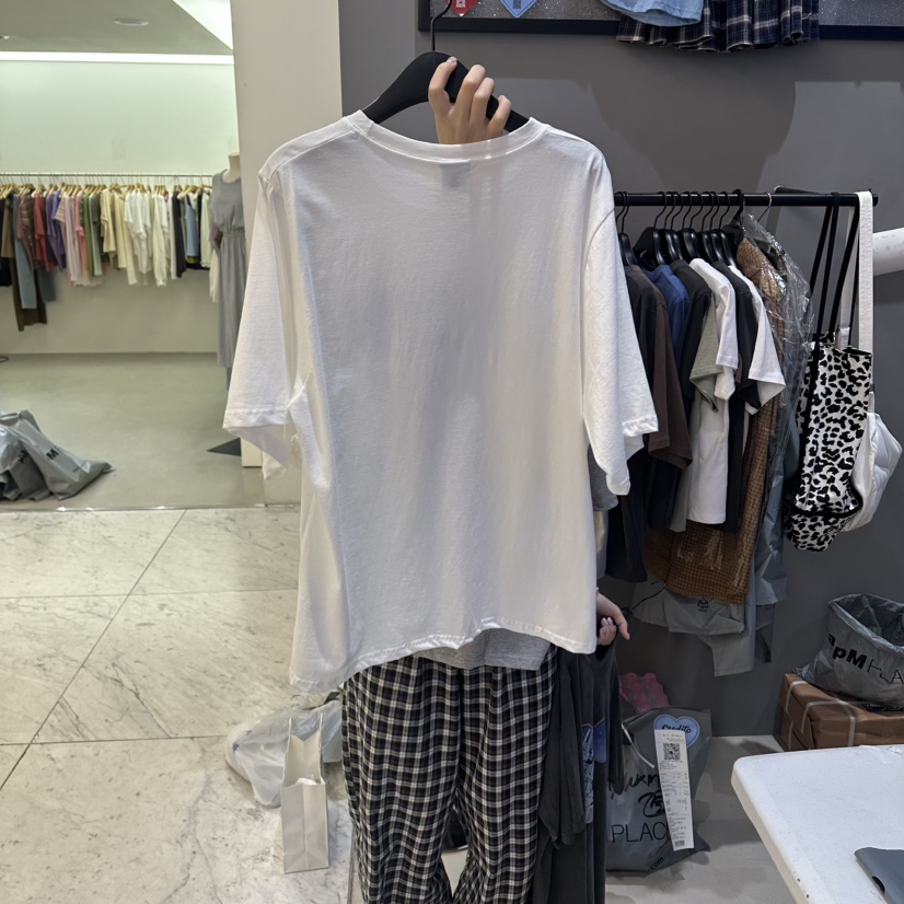 CREDITO韓國東大門直郵女士新品26春夏26夏季時尚休閑T恤CREDITOT恤