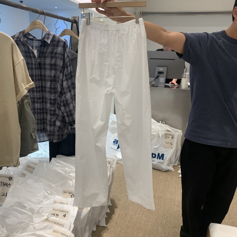 SELF SERVICE韓國代購女士新款時尚推薦26春夏人氣休閑褲SELF SERVICE休閑褲