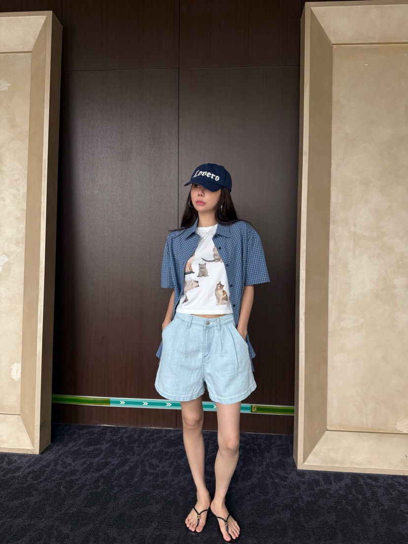 LUMIPLE韓國東大門代購女裝新品休閑人氣職業26春夏時尚短褲LUMIPLE短褲