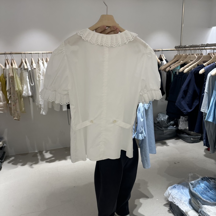 CONNAUGHT/DAILYJUD韓國東大門直郵女裝新品人氣襯衫蕾絲衫腰帶CONNAUGHT/DAILYJUD襯衫/蕾絲衫