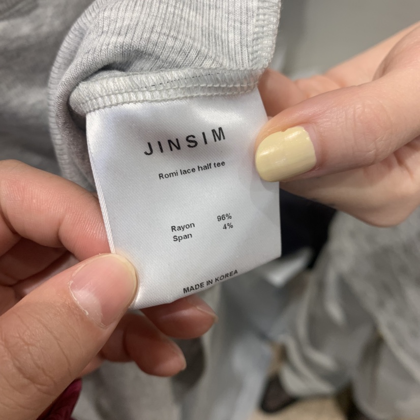 JINSIM東大門實拍韓國女士新品26夏季推薦時尚職業26春夏T恤JINSIMT恤
