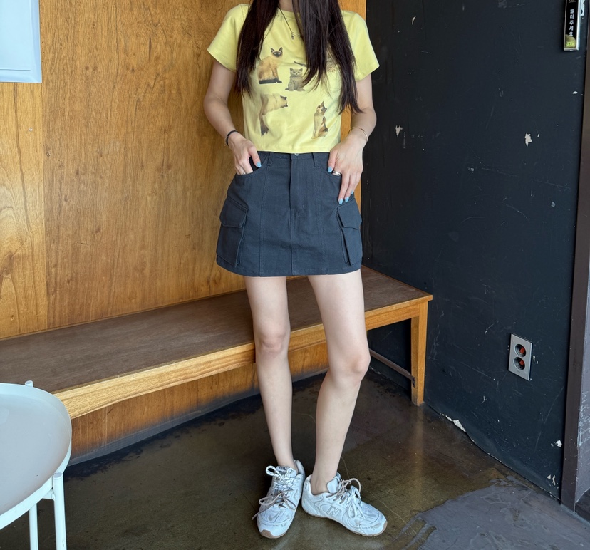 LUMIPLE東大門實拍韓國女士新款職業時尚人氣休閑26春夏裙褲LUMIPLE裙褲