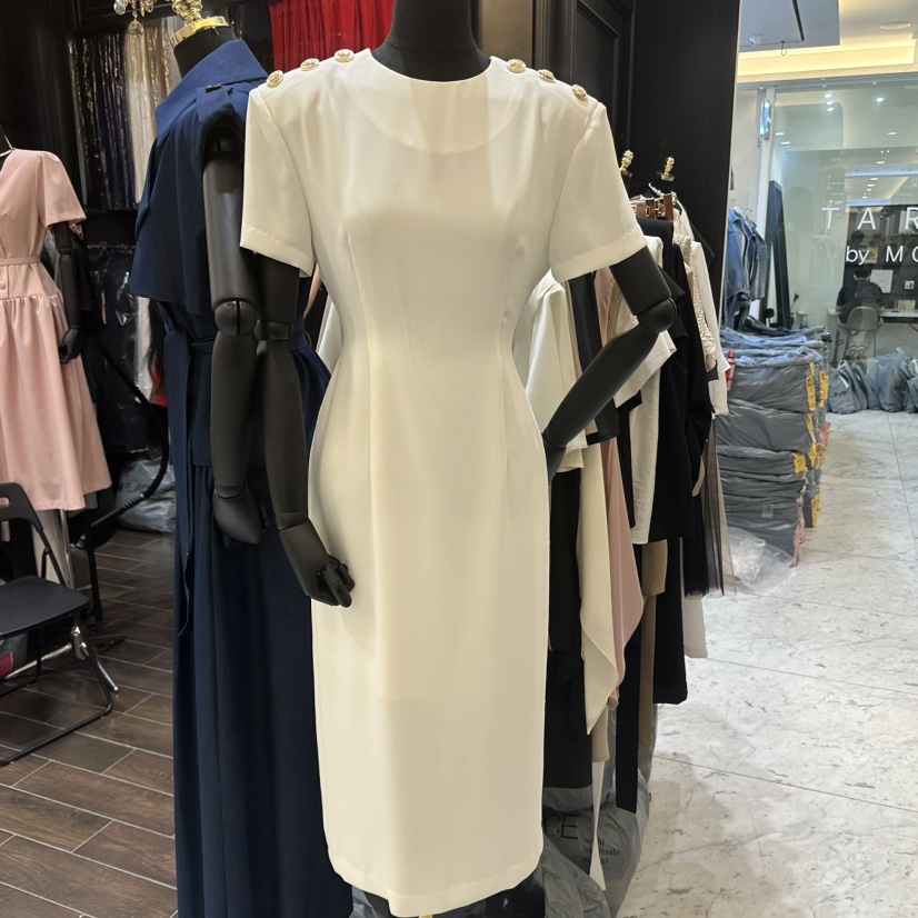 HERISH韓國代購女裝新款熱賣推薦人氣休閑職業連衣裙紐扣Haute-Herish-Q連衣裙圖色1