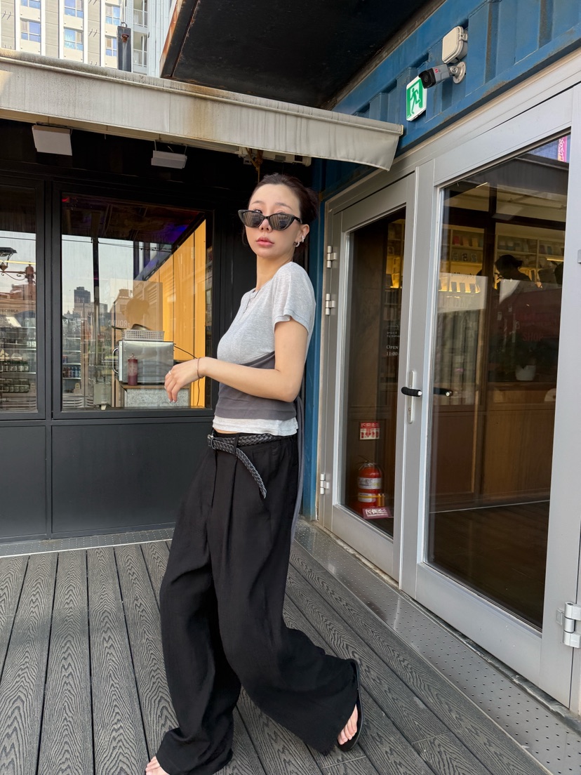 LUMIPLE韓國直郵女士新品熱賣職業人氣時尚襯衫蕾絲衫緞帶LUMIPLE襯衫/蕾絲衫