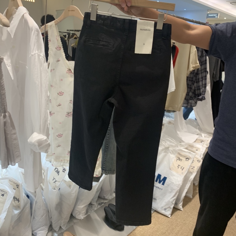 SELF SERVICE韓國直郵女裝新品職業人氣26春夏熱賣休閑褲SELF SERVICE休閑褲