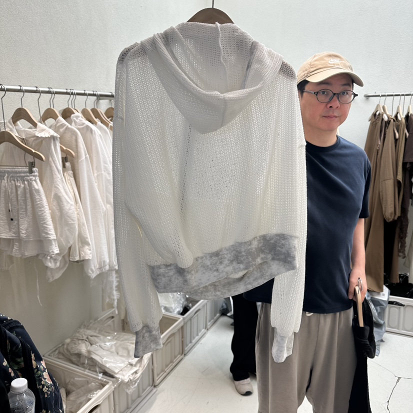 HUMMING BIRD韓國東大門代購女裝新品推薦26夏季衛衣網眼HUMMING BIRD衛衣