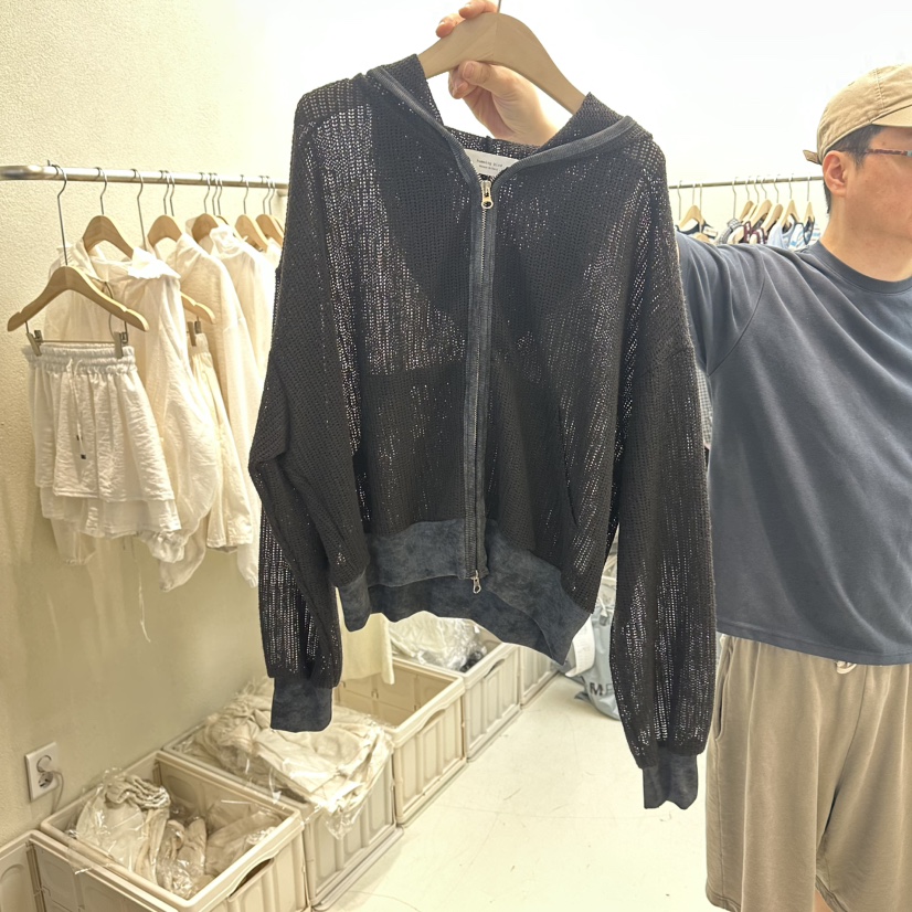 HUMMING BIRD韓國東大門代購女裝新品推薦26夏季衛衣網眼HUMMING BIRD衛衣圖色2