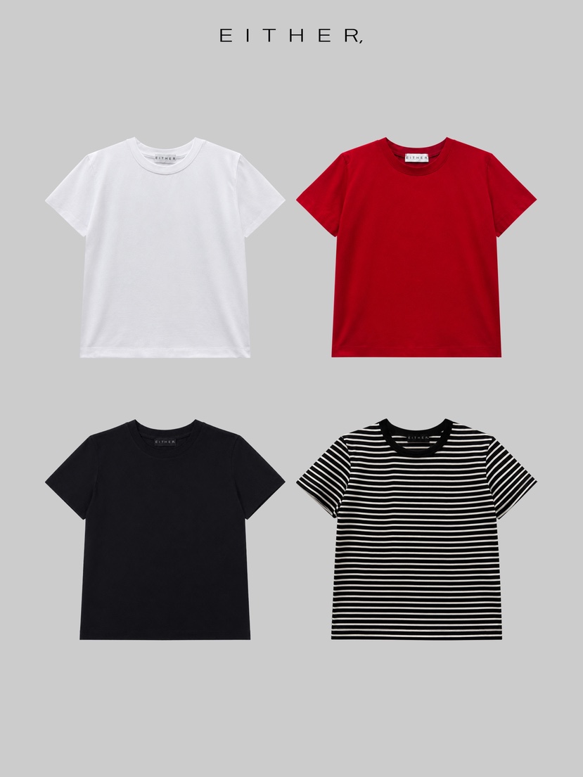 EITHER韓國東大門代購女裝新品時尚推薦26夏季26春夏休閑T恤EITHERT恤