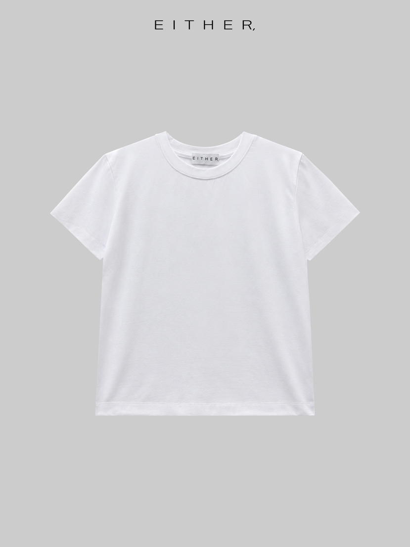 EITHER韓國東大門代購女裝新品時尚推薦26夏季26春夏休閑T恤EITHERT恤圖色1