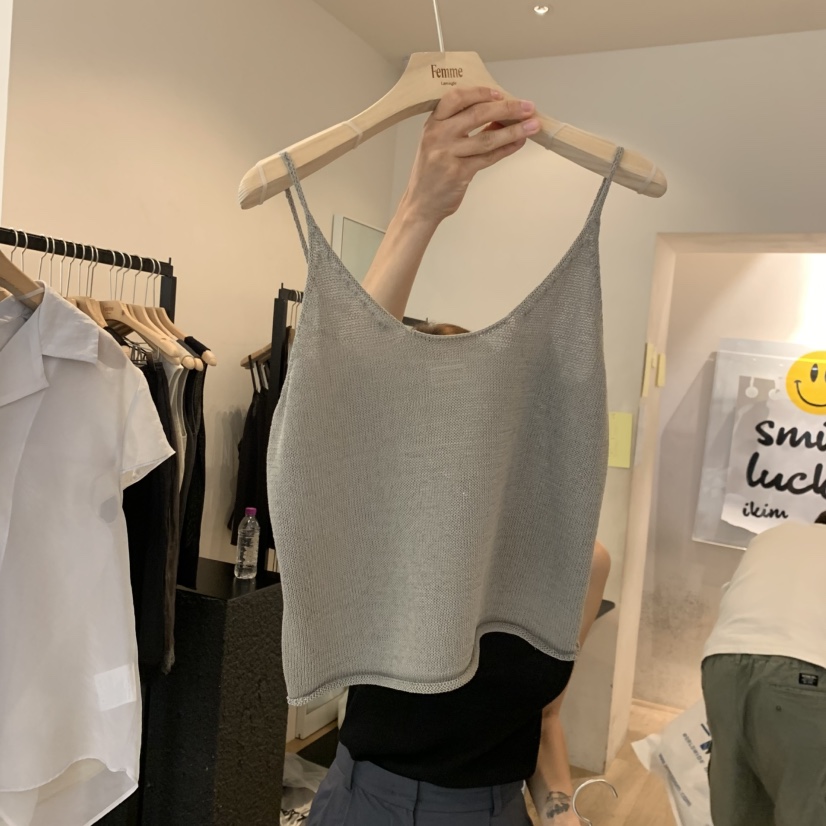LA MAGIE FEMME東大門實拍韓國女裝新款26夏季吊帶背心Lamagie Femme吊帶/背心圖色2