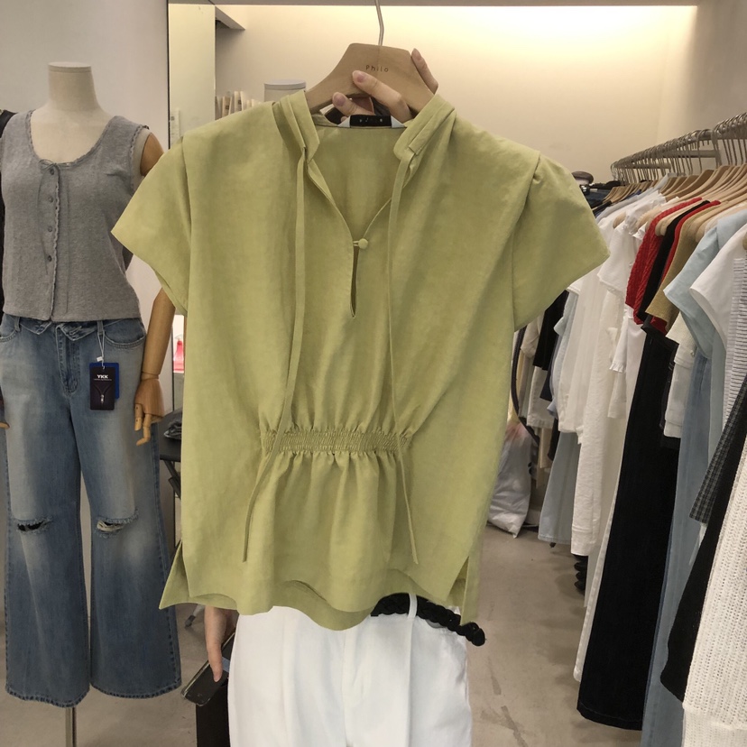 PHILO韓國直郵實拍女士新品職業26春夏推薦休閑襯衫蕾絲衫PHILO襯衫/蕾絲衫圖色3