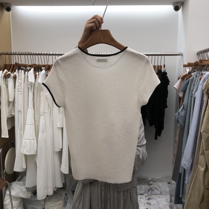 DRESS ROOM韓國東大門直郵女士新款職業時尚休閑26春夏針織衫DRESS ROOM針織衫