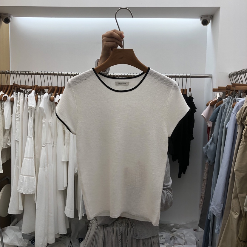 DRESS ROOM韓國東大門直郵女士新款職業時尚休閑26春夏針織衫DRESS ROOM針織衫圖色1