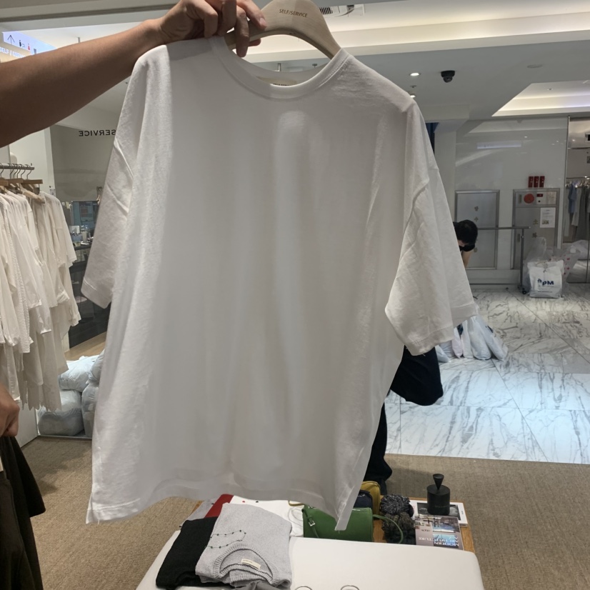 SELF SERVICE韓國直郵女裝新款休閑職業26夏季人氣26春夏T恤SELF SERVICET恤圖色5