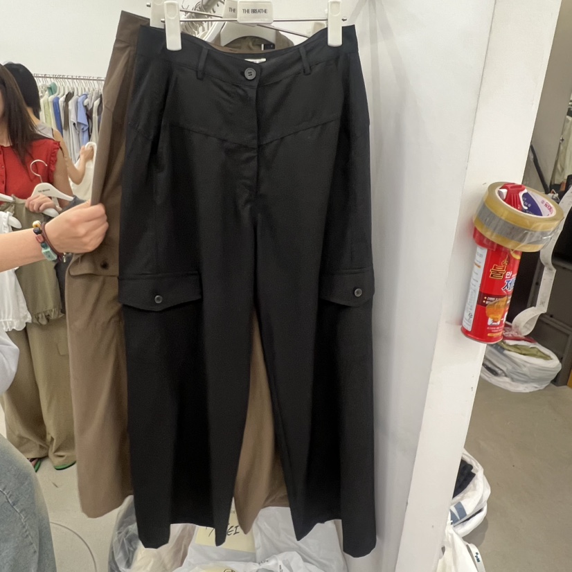 BREATHE韓國直郵實拍女裝新款推薦26夏季人氣休閑褲不含腰帶BREATHE休閑褲圖色1