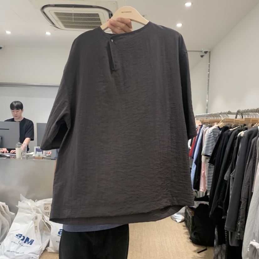 SELF SERVICE韓國直郵女士新品人氣職業休閑26夏季襯衫蕾絲衫SELF SERVICE襯衫/蕾絲衫圖色1