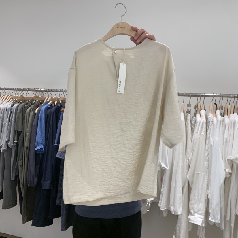 SELF SERVICE韓國直郵女士新品人氣職業休閑26夏季襯衫蕾絲衫SELF SERVICE襯衫/蕾絲衫圖色3
