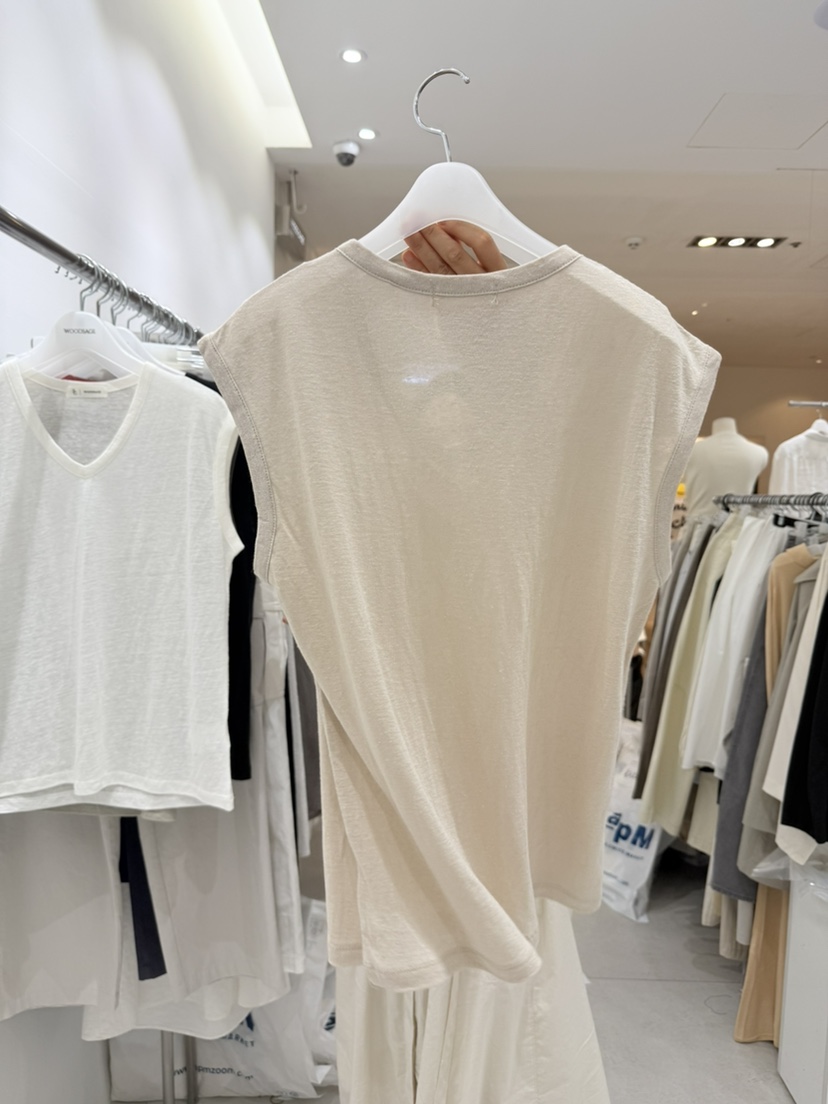 WOOD SAGE韓國東大門代購女裝新品休閑熱賣吊帶背心無袖WOOD SAGE吊帶/背心