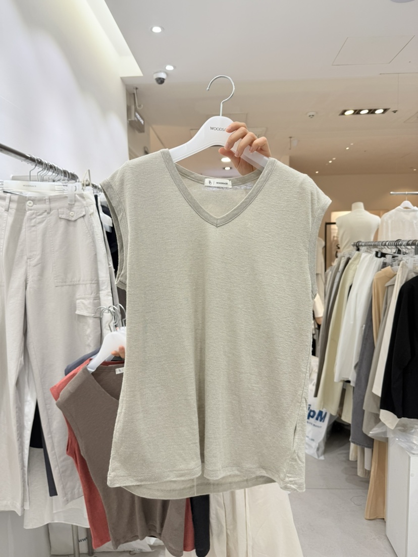 WOOD SAGE韓國東大門代購女裝新品休閑熱賣吊帶背心無袖WOOD SAGE吊帶/背心圖色3