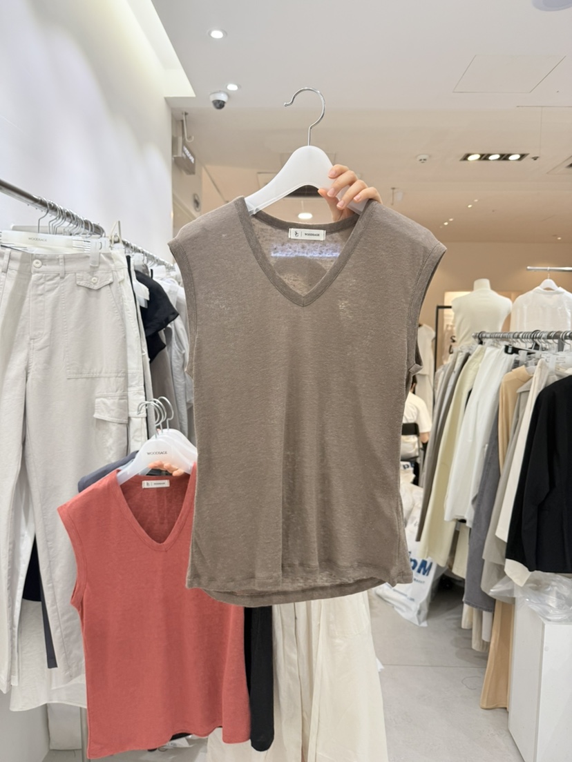 WOOD SAGE韓國東大門代購女裝新品休閑熱賣吊帶背心無袖WOOD SAGE吊帶/背心圖色4
