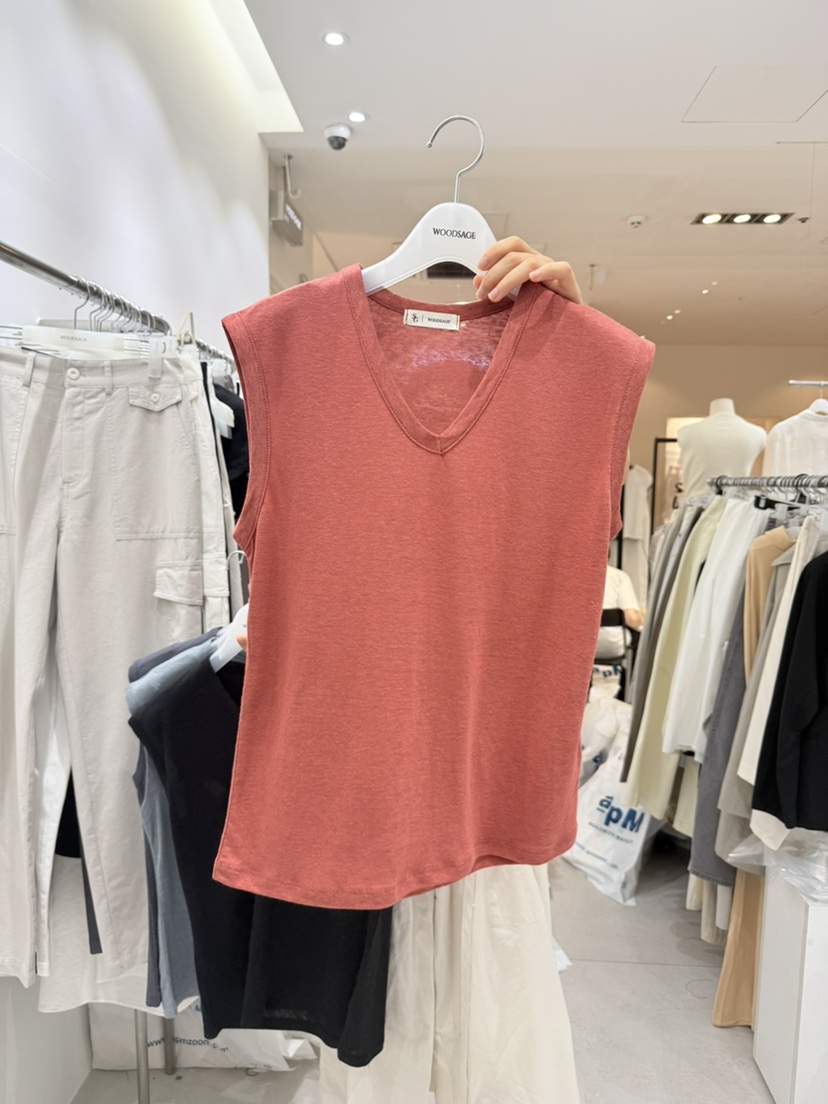WOOD SAGE韓國東大門代購女裝新品休閑熱賣吊帶背心無袖WOOD SAGE吊帶/背心圖色8