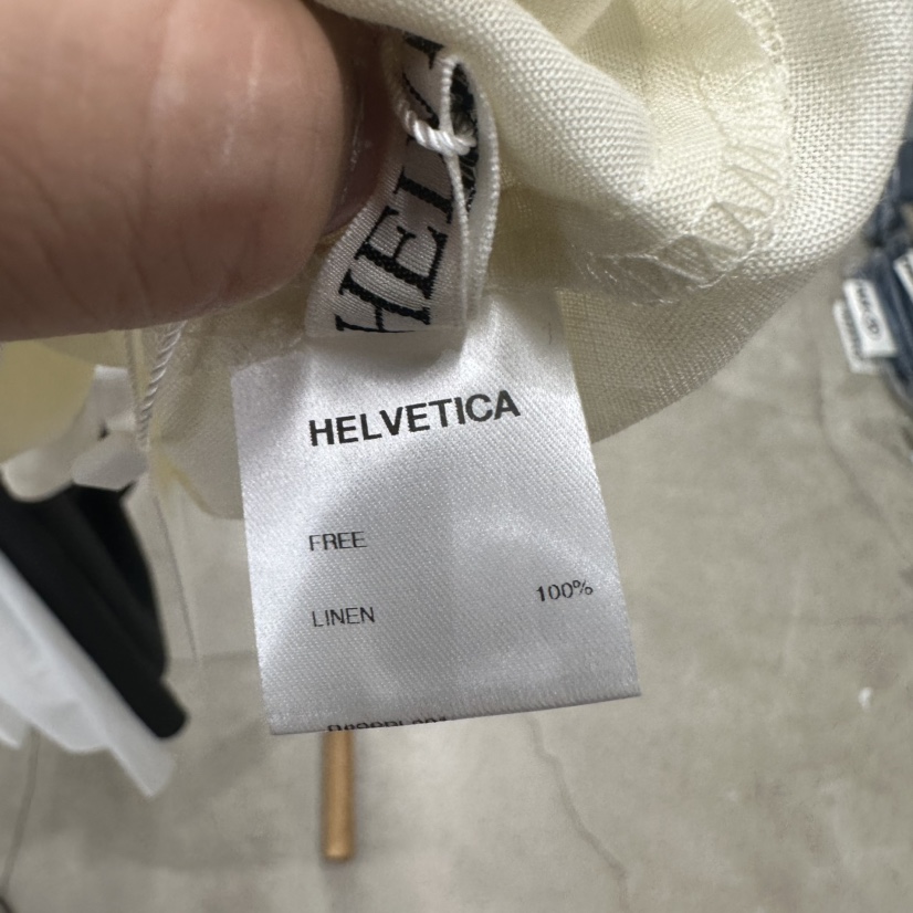 HELVETICA韓國東大門直郵女裝新款時尚襯衫蕾絲衫亞麻無袖HELVETICA襯衫/蕾絲衫