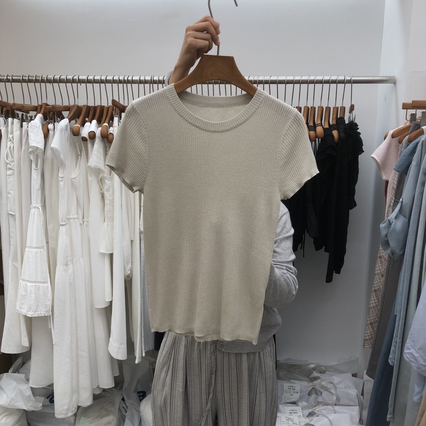 DRESS ROOM韓國直郵女裝新品休閑時尚熱賣26春夏職業T恤DRESS ROOMT恤圖色2