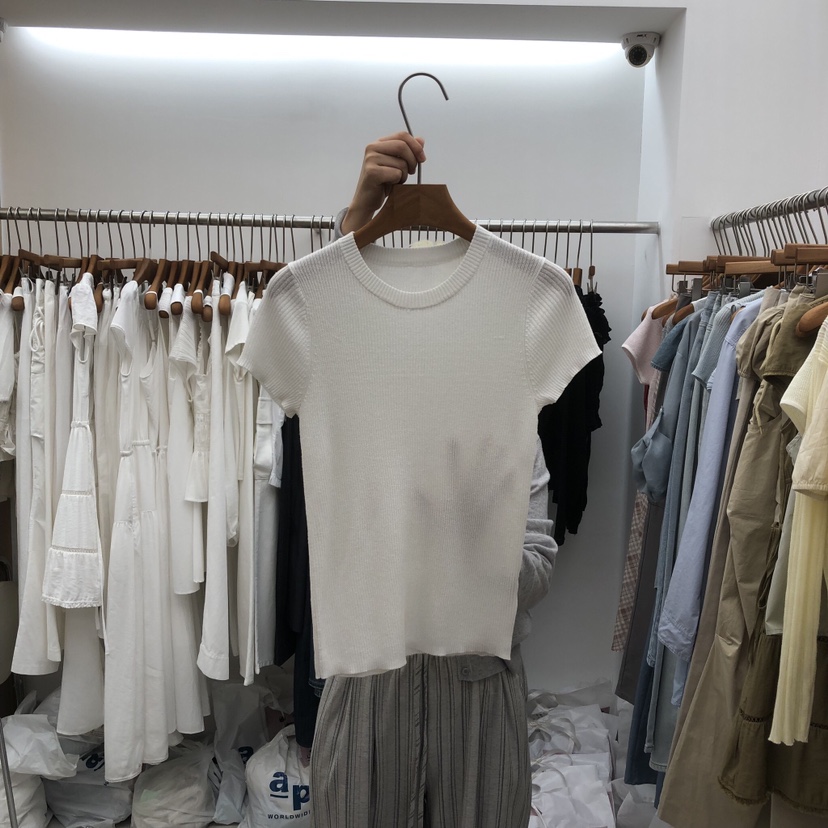 DRESS ROOM韓國直郵女裝新品休閑時尚熱賣26春夏職業T恤DRESS ROOMT恤圖色3