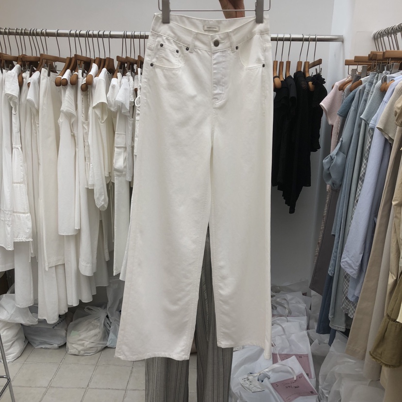 DRESS ROOM韓國直郵實拍女裝新品休閑26夏季職業休閑褲棉質DRESS ROOM休閑褲圖色2