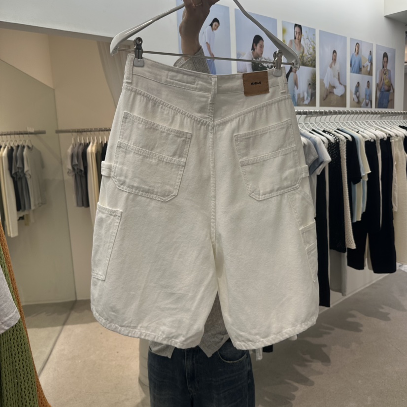 MARAN-P韓國東大門直郵女裝新品26春夏時尚熱賣短褲工裝MARAN短褲