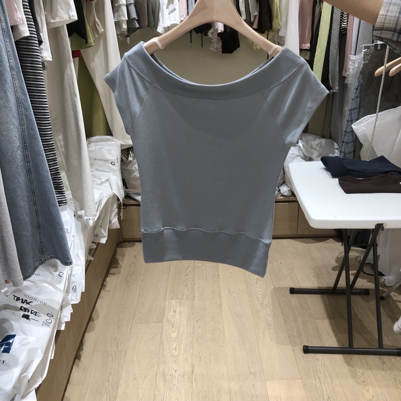 MEMOIRE韓國直郵女裝新品人氣推薦時尚26夏季職業休閑T恤MEMOIRET恤