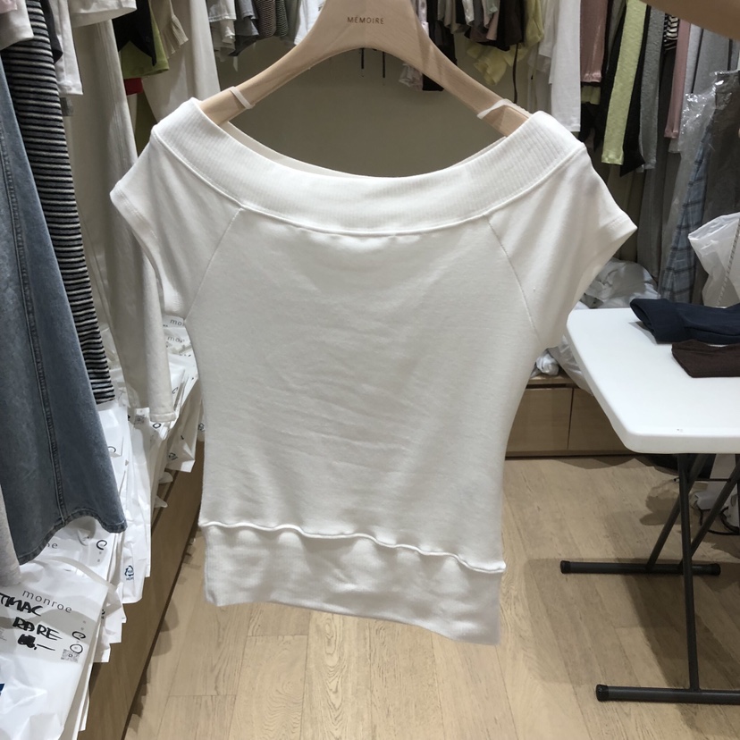 MEMOIRE韓國直郵女裝新品人氣推薦時尚26夏季職業休閑T恤MEMOIRET恤圖色2