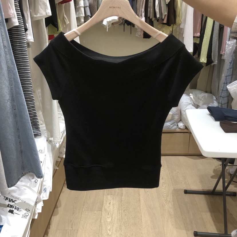 MEMOIRE韓國直郵女裝新品人氣推薦時尚26夏季職業休閑T恤MEMOIRET恤圖色3