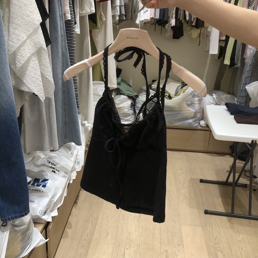 MEMOIRE東大門實拍韓國女裝新款26夏季休閑26春夏吊帶背心無袖MEMOIRE吊帶/背心圖色3