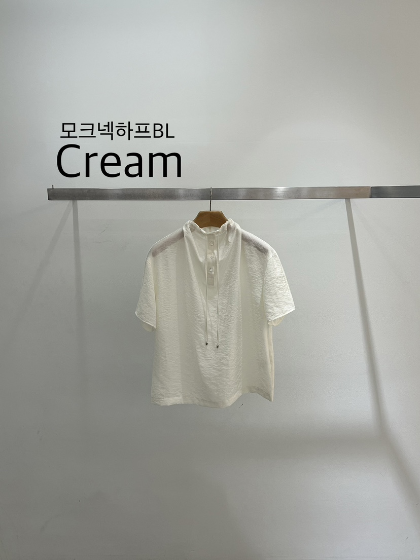 ONESTASTE韓國直郵女士新品推薦時尚休閑26夏季襯衫蕾絲衫高領TASTE/ONESTASTE襯衫/蕾絲衫圖色2