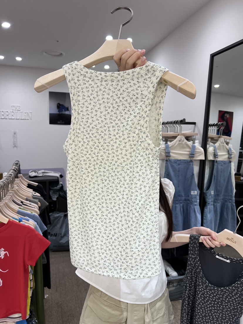 BRELLIN東大門實拍韓國女士新款人氣時尚吊帶背心系帶無袖BRELLIN吊帶/背心
